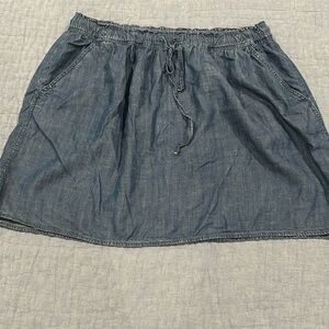 GAP Chambray Skirt Large